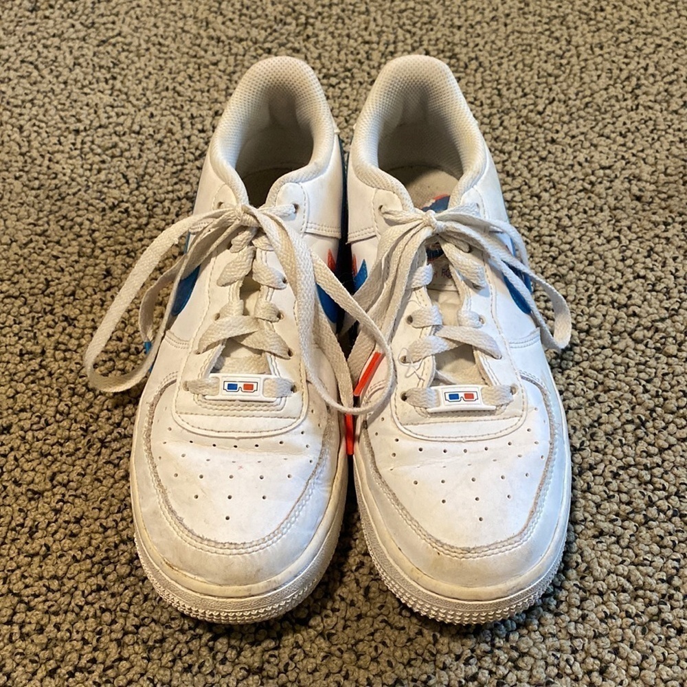 Nike Air Force 3D Glasses Sneakers Size 5.5 in Excellent Used Condition